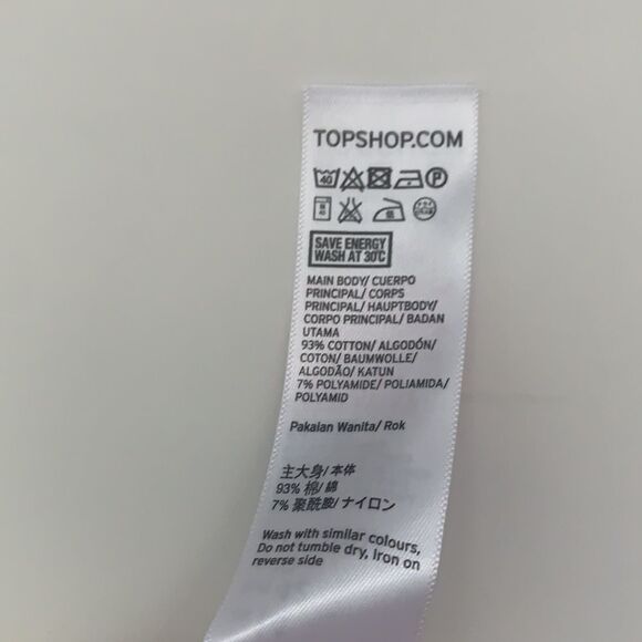 🌴NWT Topshop Button through Mini Skirt🌴 - Picture 9 of 9